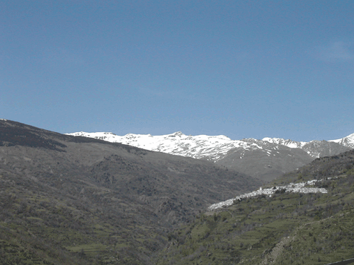 Poqueira valley and Sierra Nevada