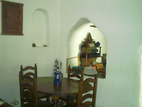 Dining table and chairs